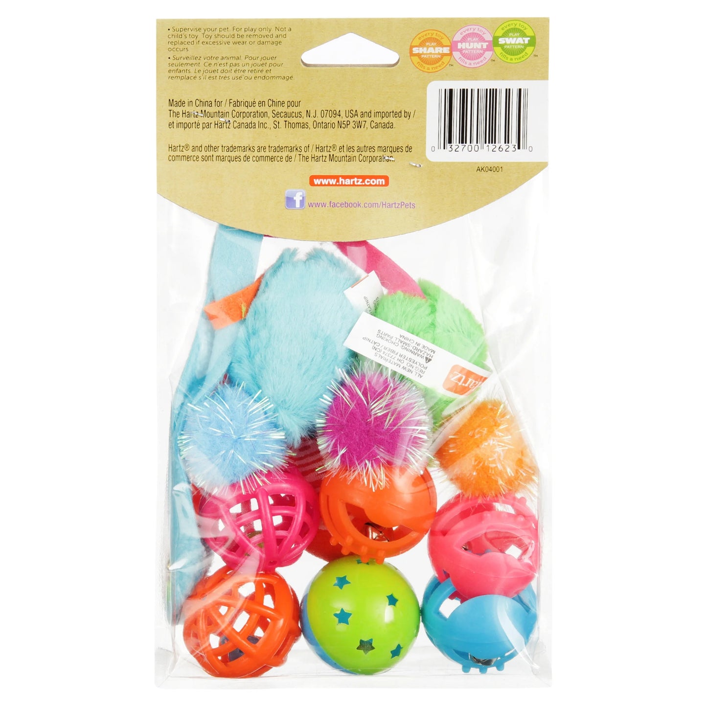Hartz Cat Toy Variety Pack, 13 Count