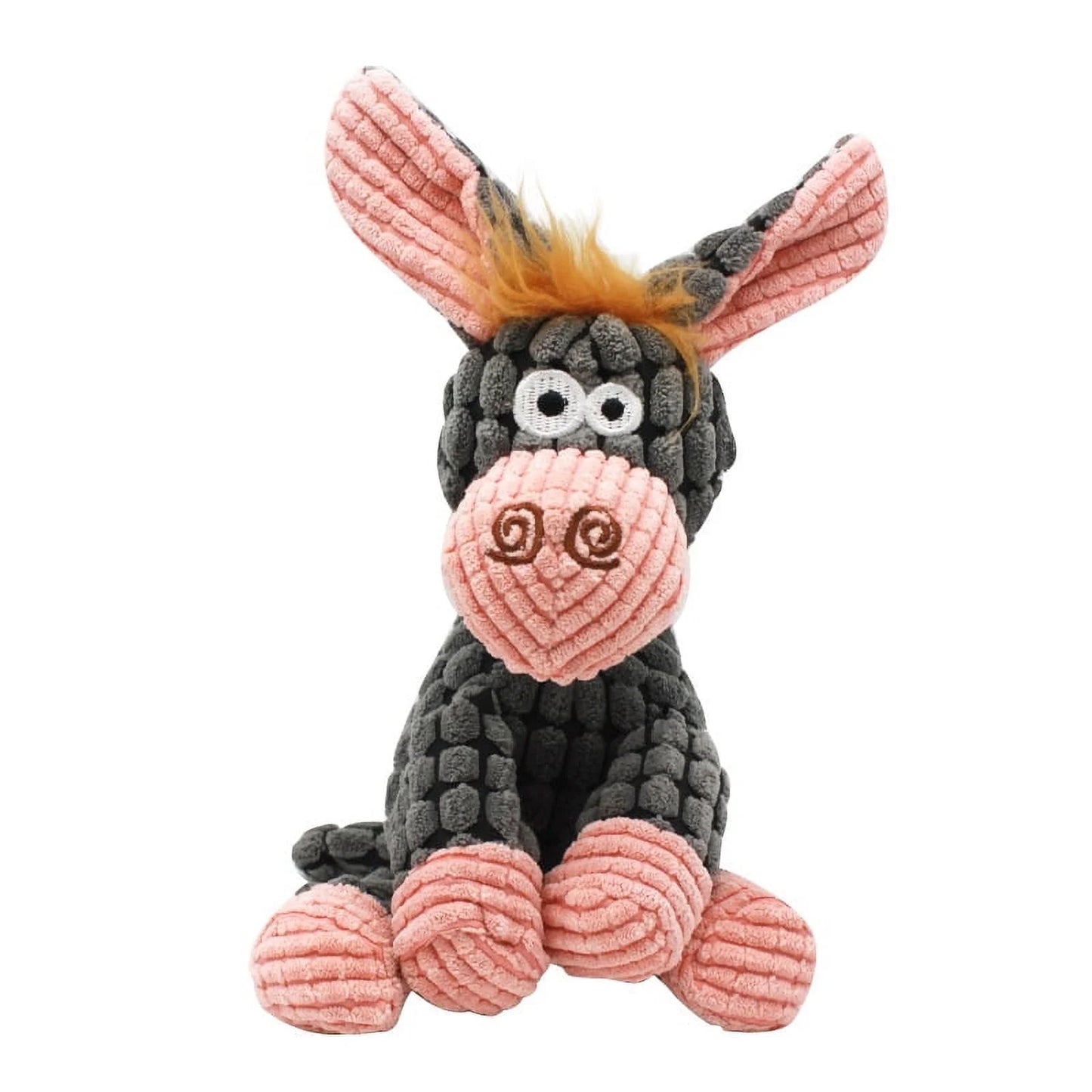 Dog Toys - Dog Toy for Aggressive Chewers Non Toxic Fragrant Clean Durable and Squeaking Style Donkey