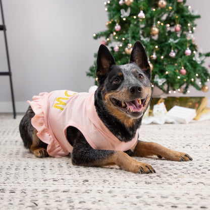 , Dog and Cat Clothes, Little Snow Angel Pet Hoodie, Pink, S