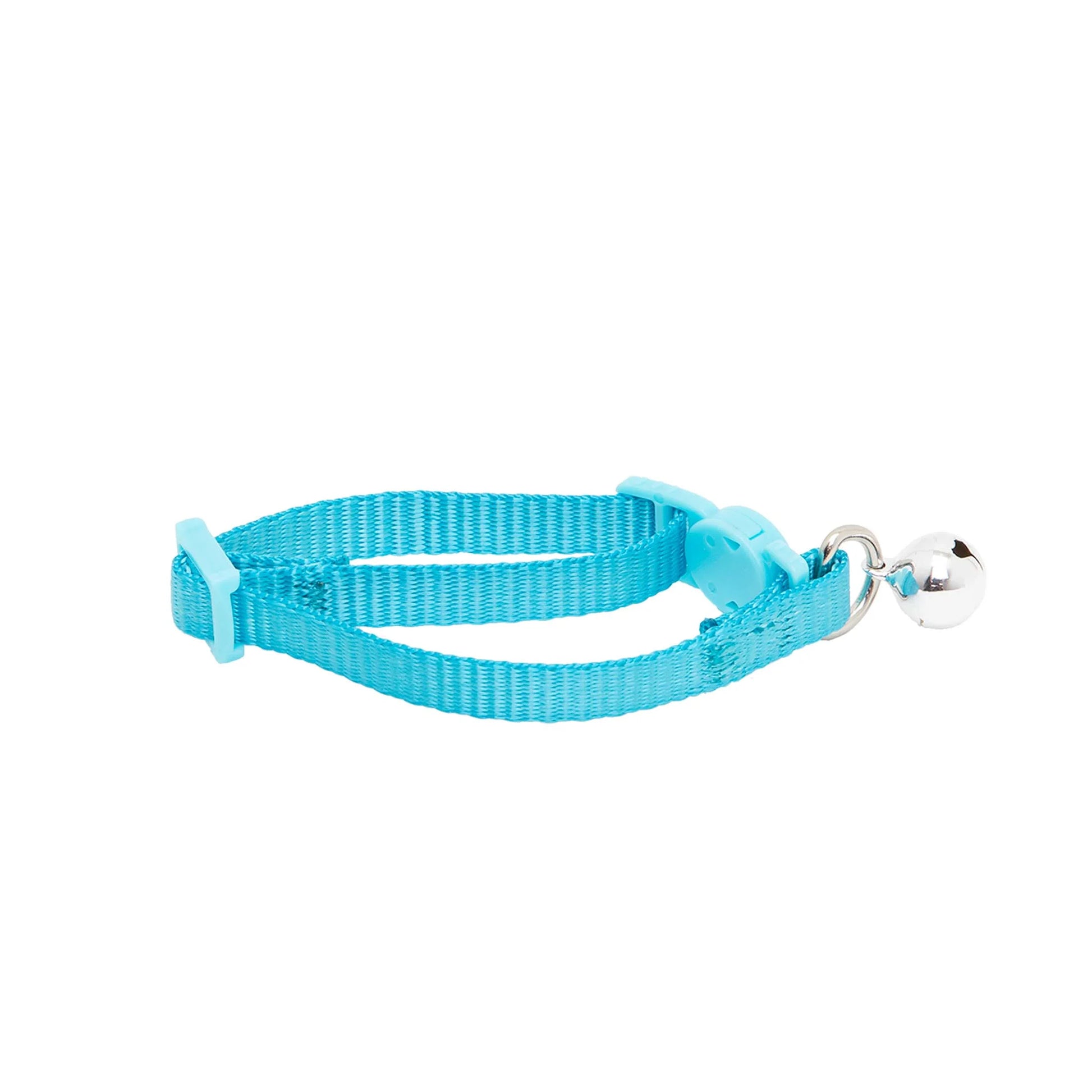 2-Pack Kitten Collar Navy Multi Fish and Solid Blue, One Size