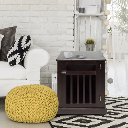 Pet Crate End Table-Weight Supported:150 Lbs (Top)