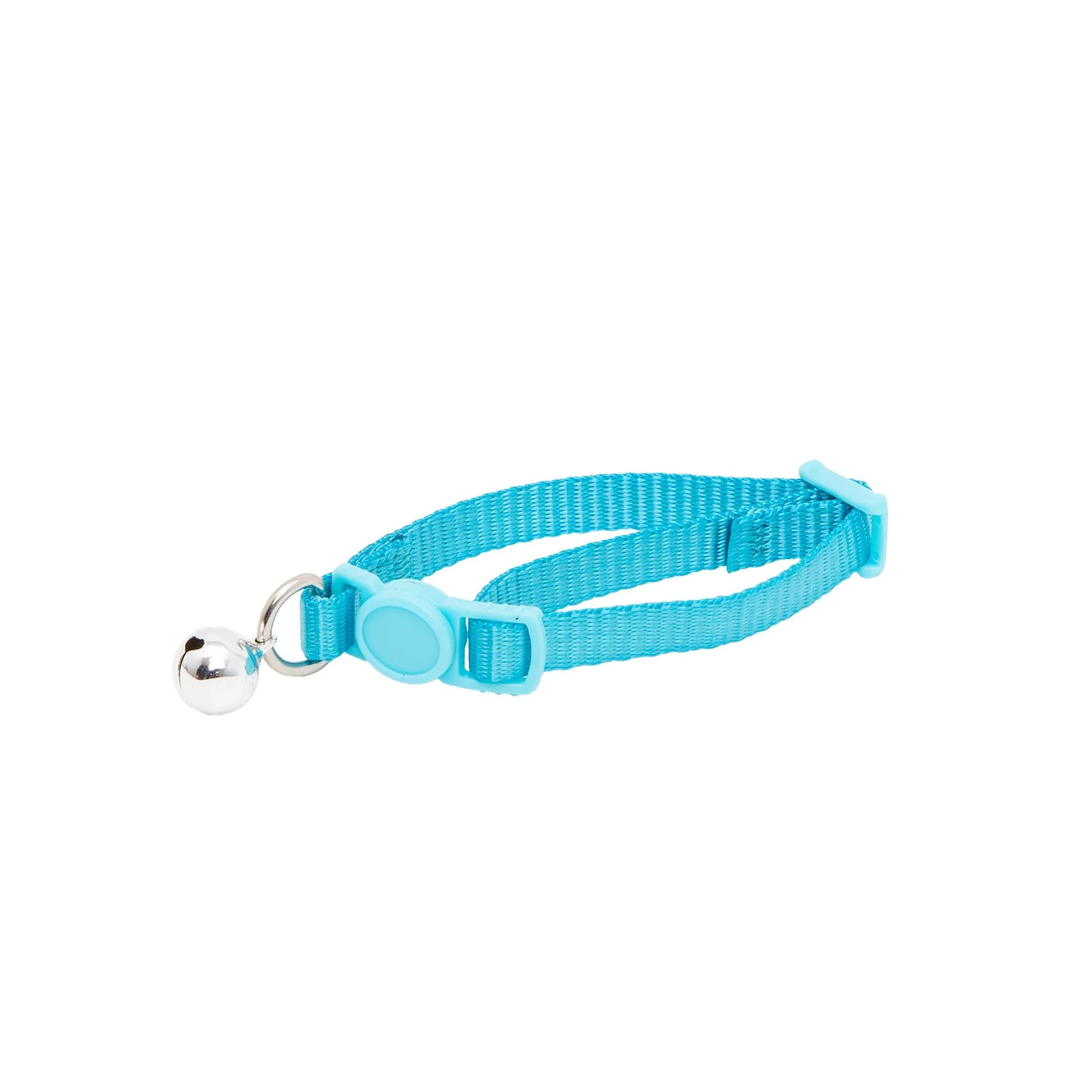 2-Pack Kitten Collar Navy Multi Fish and Solid Blue, One Size