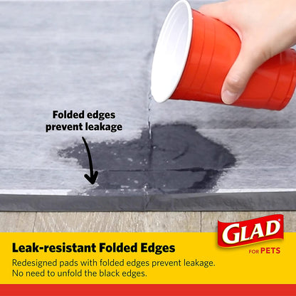 for Pets Black Charcoal Puppy Pads, 23"X23" Disposable Pee Pad That Absorbs & Neutralizes Urine Instantly, Activated Carbon Training Pads for Dogs - 100 Count